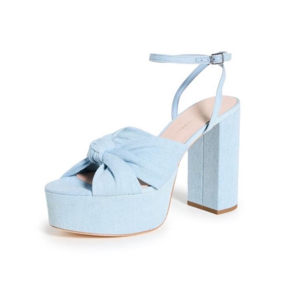 NWT Loeffler Randall Women's Roz Knot Platform Sandals